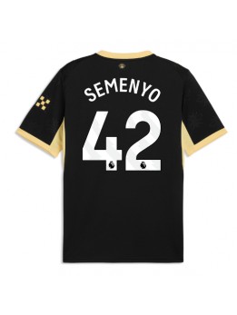 Moški Nogometna dresi replika Manchester City Antoine Semenyo #42 Gostujoči 2026-27 Kratek rokav Moški Nogometna dresi replika Manchester City Antoine Semenyo #42 Gostujoči 2026-27 Kratek rokav